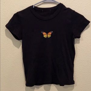 Brandy Melville Helen Butterfly Top